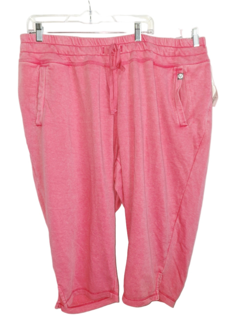 LIVI Pink Plus Size 26 Capris sweats soft activewear nwt sporty or loungewear